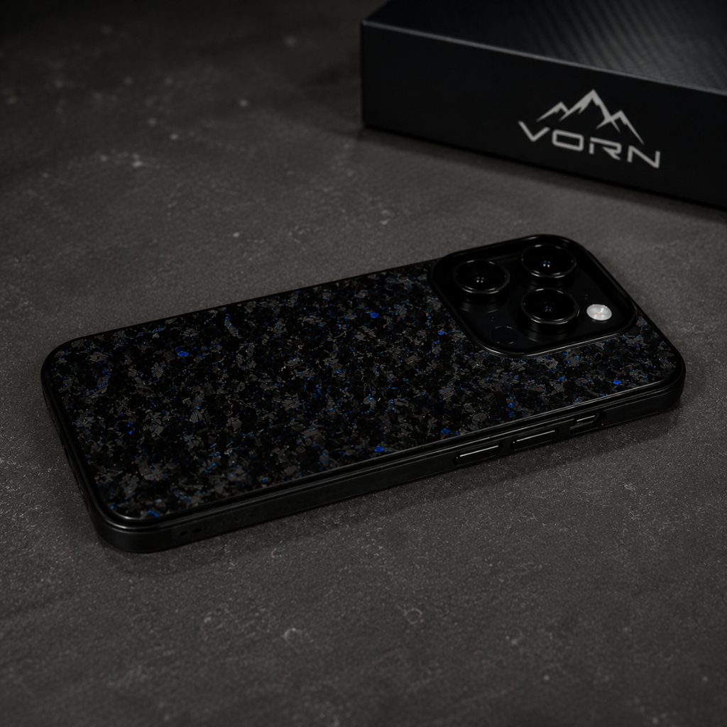 VORN Fragment Blue Forged Carbon Case